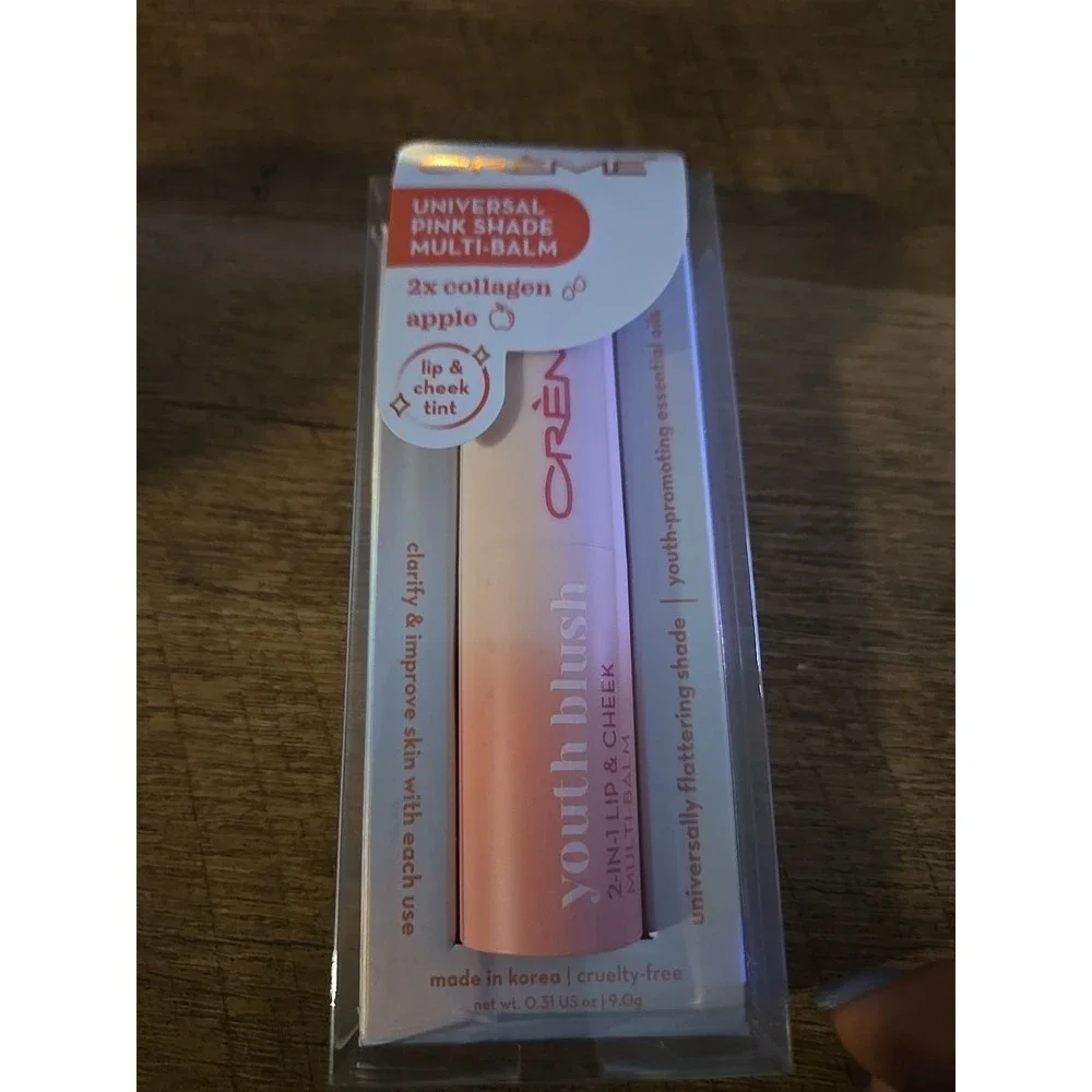 The Creme Shop Youth Blush 2-in-1 Lip & Cheek Multi-Balm Universal Pink MTB9190